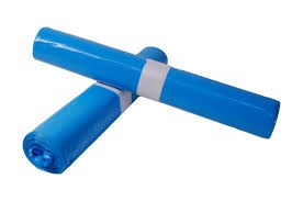 HDPE afvalzak 70x110 T25 ECO blauw (25 rol x 20 stuks)